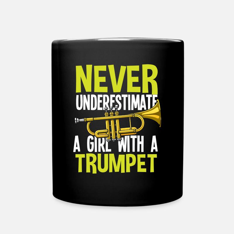 Trompete Trompeter Trompeten Spieler - Tasse einfarbig - Schwarz