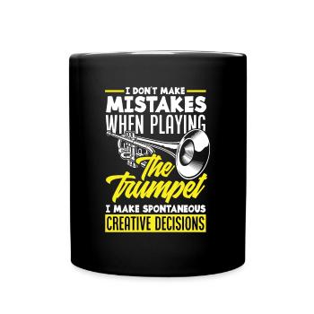 Trumpet Trumpeter Trumpet Player - Full Colour Mug - black - Front