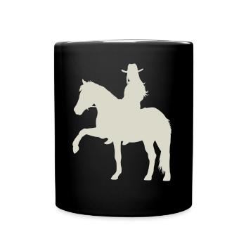 Action Pure Horse Dynamics - Full Colour Mug - black - Front