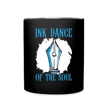 Arabic Calligraphy Calligraphic Writing Lettering - Full Colour Mug - black - Front
