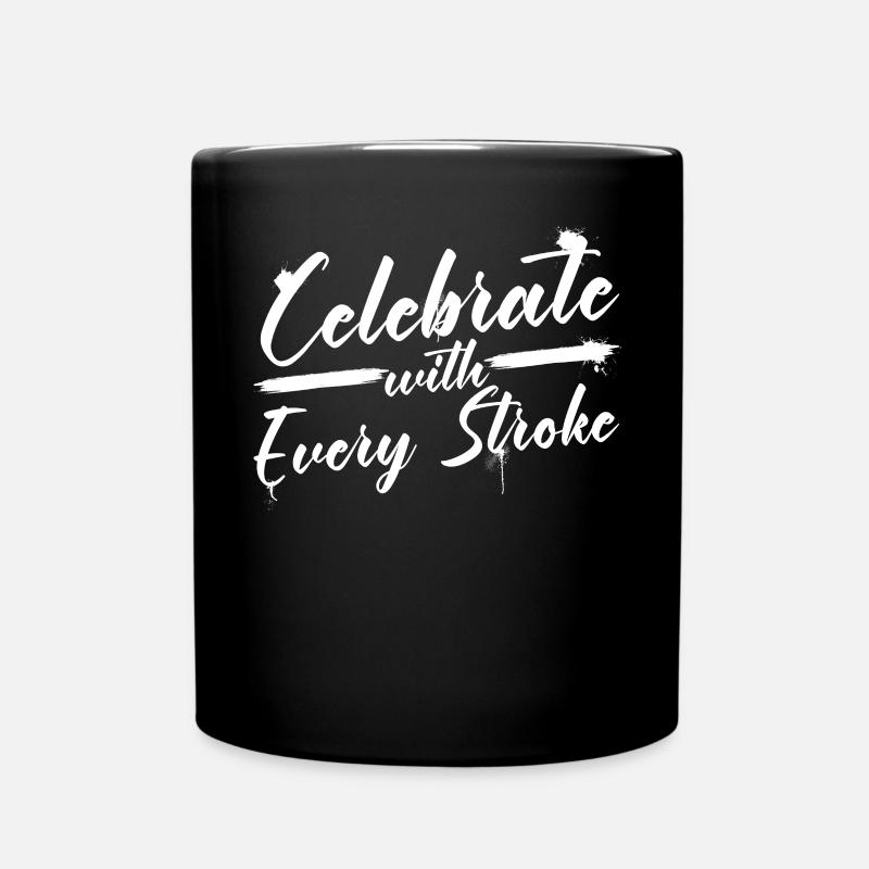 Arabic Calligraphy Calligraphic Writing Lettering - Full Colour Mug - black