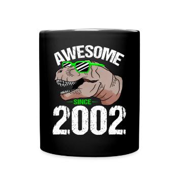 T-Rex Party Star Look Retro Look Cadeau - Mug uni - noir - Devant