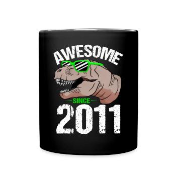 T-Rex Party Star Look Retro Look Cadeau - Mug uni - noir - Devant