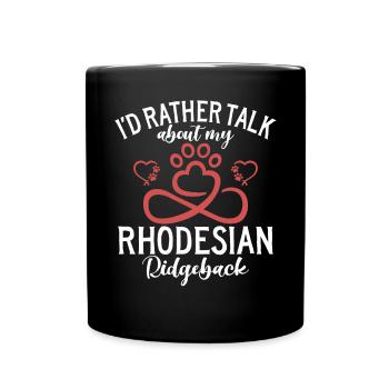 Cadeaux Rhodesian Ridgeback - Mug uni - noir - Devant