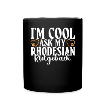 Rhodesian Ridgeback Gifts - Full Colour Mug - black - Front