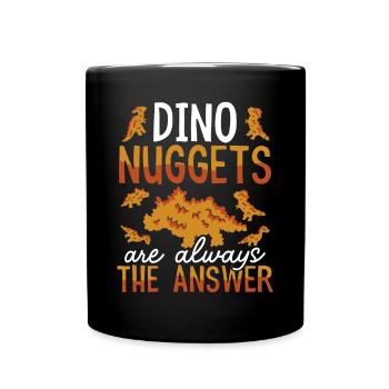 Les pépites sont toujours la réponse - Mug uni - noir - Devant