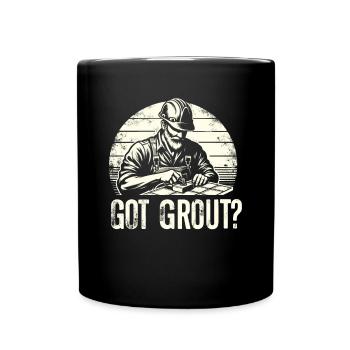 Tiler Flooring Job Tiler - Full Colour Mug - black - Front