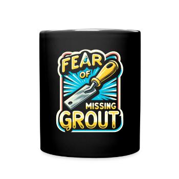 Tiler Flooring Job Tiler - Full Colour Mug - black - Front