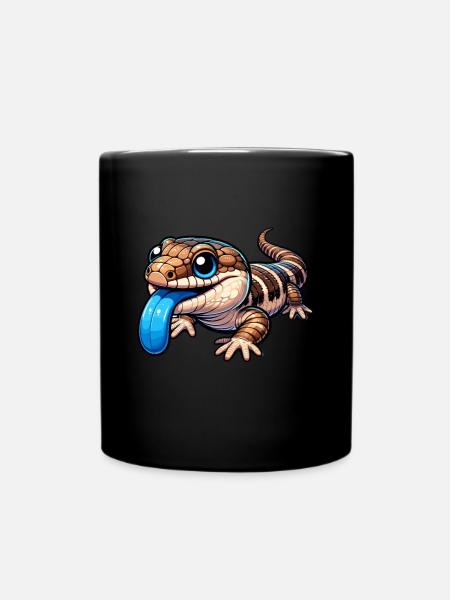 Lizard Collector Reptile Lover - Full Colour Mug - black