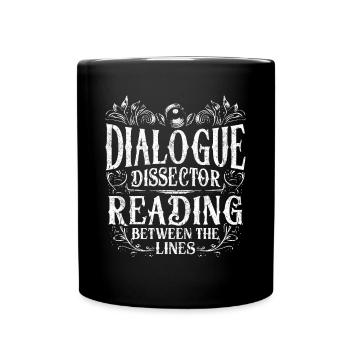 Dissecteur de dialogue pour le scénario de film - Mug uni - noir - Devant