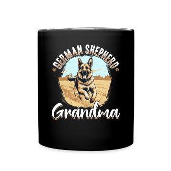 Dog Breed Pet Best German Shepherd Dad Ever - Tasse einfarbig - Schwarz - Vorne
