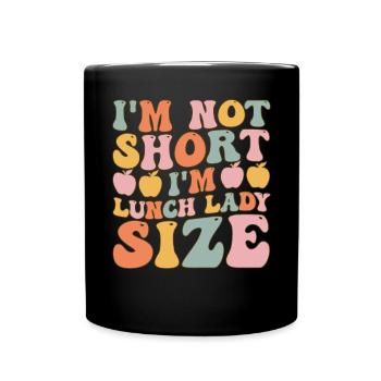 Groovy Cafeteria Worker - Full Colour Mug - black - Front