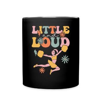 Groovy Cheerleading Cheerleader Cheer Squad - Full Colour Mug - black - Front