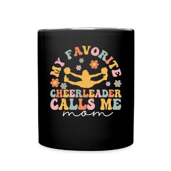 Pom-pom girl groovy - Mug uni - noir - Devant