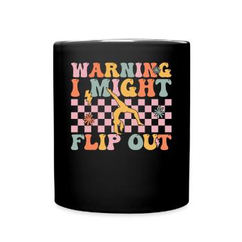 Groovy Cheerleading Cheerleader - Full Colour Mug - black - Front