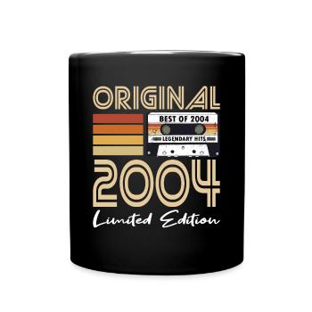 20. Geburtstag Jahrgang 2004 Original 2004 - Tasse einfarbig - Schwarz - Vorne