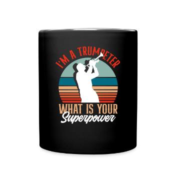 Trumpet Trumpeter Trumpet Player - Full Colour Mug - black - Front