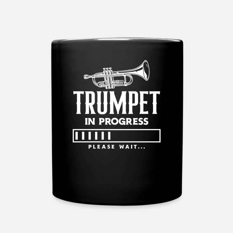 Trompete Trompeter Trompeten Spieler - Tasse einfarbig - Schwarz