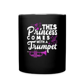 Trumpet Trumpeter Trumpet Player - Full Colour Mug - black - Front