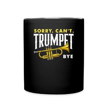 Trumpet Trumpeter Trumpet Player - Full Colour Mug - black - Front