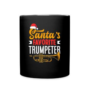 Trompete Trompeter Trompeten Spieler - Tasse einfarbig - Schwarz - Vorne