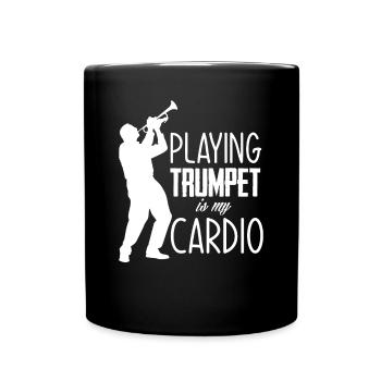 Trumpet Trumpeter Trumpet Player - Full Colour Mug - black - Front