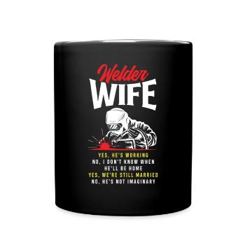 Funny Welder Gift - Full Colour Mug - black - Front