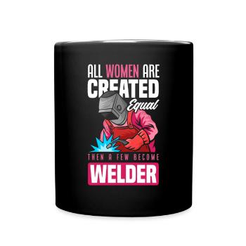 Funny Welder Gift - Full Colour Mug - black - Front