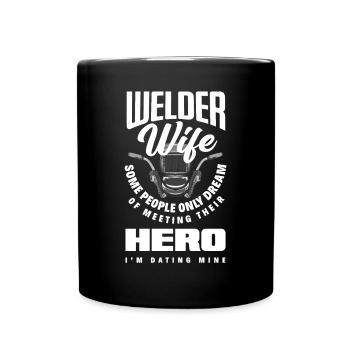 Funny Welder Gift - Full Colour Mug - black - Front