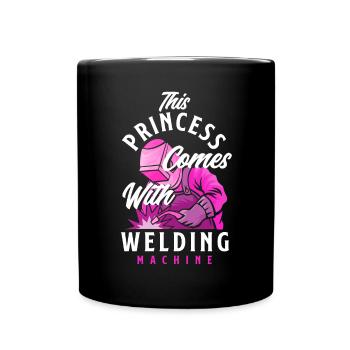 Funny Welder Gift - Full Colour Mug - black - Front