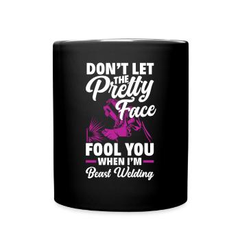 Funny Welder Gift - Full Colour Mug - black - Front