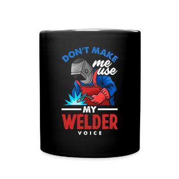 Funny Welder Gift - Full Colour Mug - black - Front