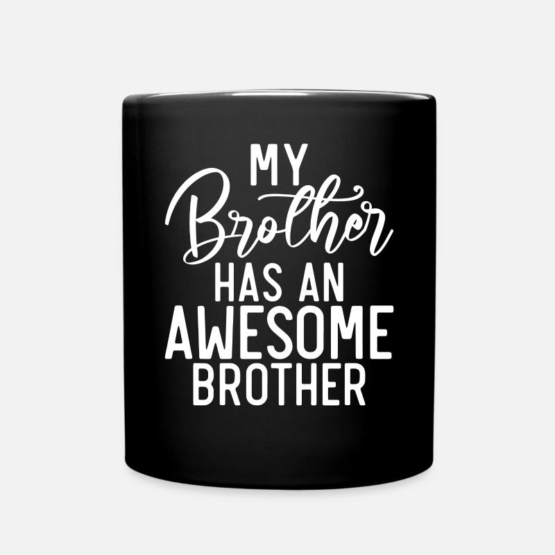 Big Brother Gift - Tasse einfarbig - Schwarz
