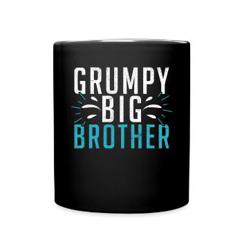 Big Brother Gift - Tasse einfarbig - Schwarz - Vorne