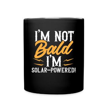 Bald Head Baldness Beard Bald Head - Full Colour Mug - black - Front