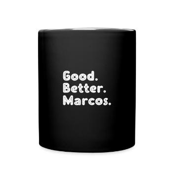 Good better Marcos - Full Colour Mug - black - Front