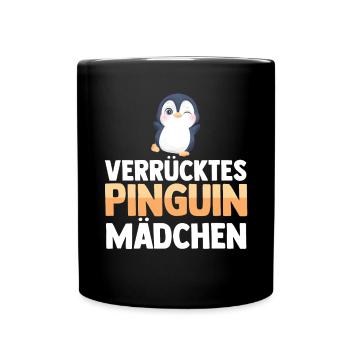 Pinguin - Tasse einfarbig - Schwarz - Vorne