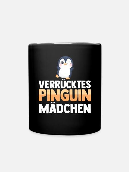 Pinguin - Tasse einfarbig - Schwarz