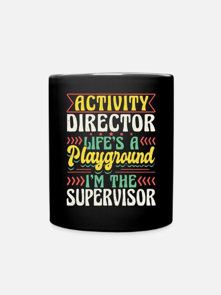 Activity Director Appreciation - Tasse einfarbig - Schwarz