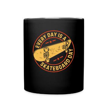Every Day Is A Skateboard Day - Skatepark Skateboa - Full Colour Mug - black - Front