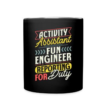 Activity Assistant Professionals - Tasse einfarbig - Schwarz - Vorne