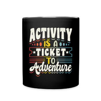 Activity Assistant Squad Team - Tasse einfarbig - Schwarz - Vorne