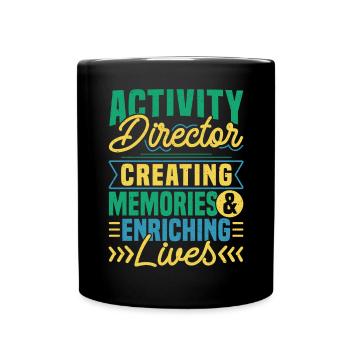 Activity Director Appreciation - Tasse einfarbig - Schwarz - Vorne