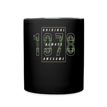 Original 1978 année de naissance urbain cadeau Vintage - Mug uni - noir - Devant