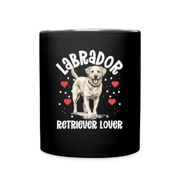 Dog Breed Pet - Labrador Retriever Lover - Full Colour Mug - black - Front