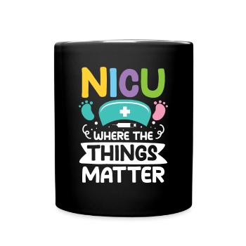 Nicu Where The Things Matter - Tasse einfarbig - Schwarz - Vorne