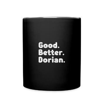 Good better Dorian - Tasse einfarbig - Schwarz - Vorne