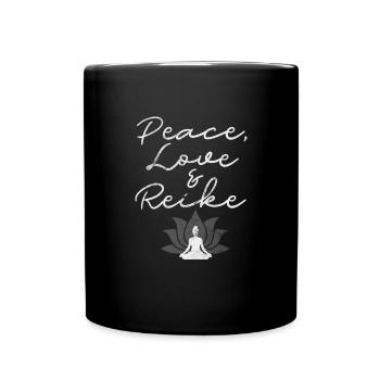 Méditation - Mug uni - noir - Devant