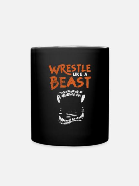Wrestling - Tasse einfarbig - Schwarz