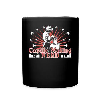 Fabrication de bougies Nerd - Mug uni - noir - Devant
